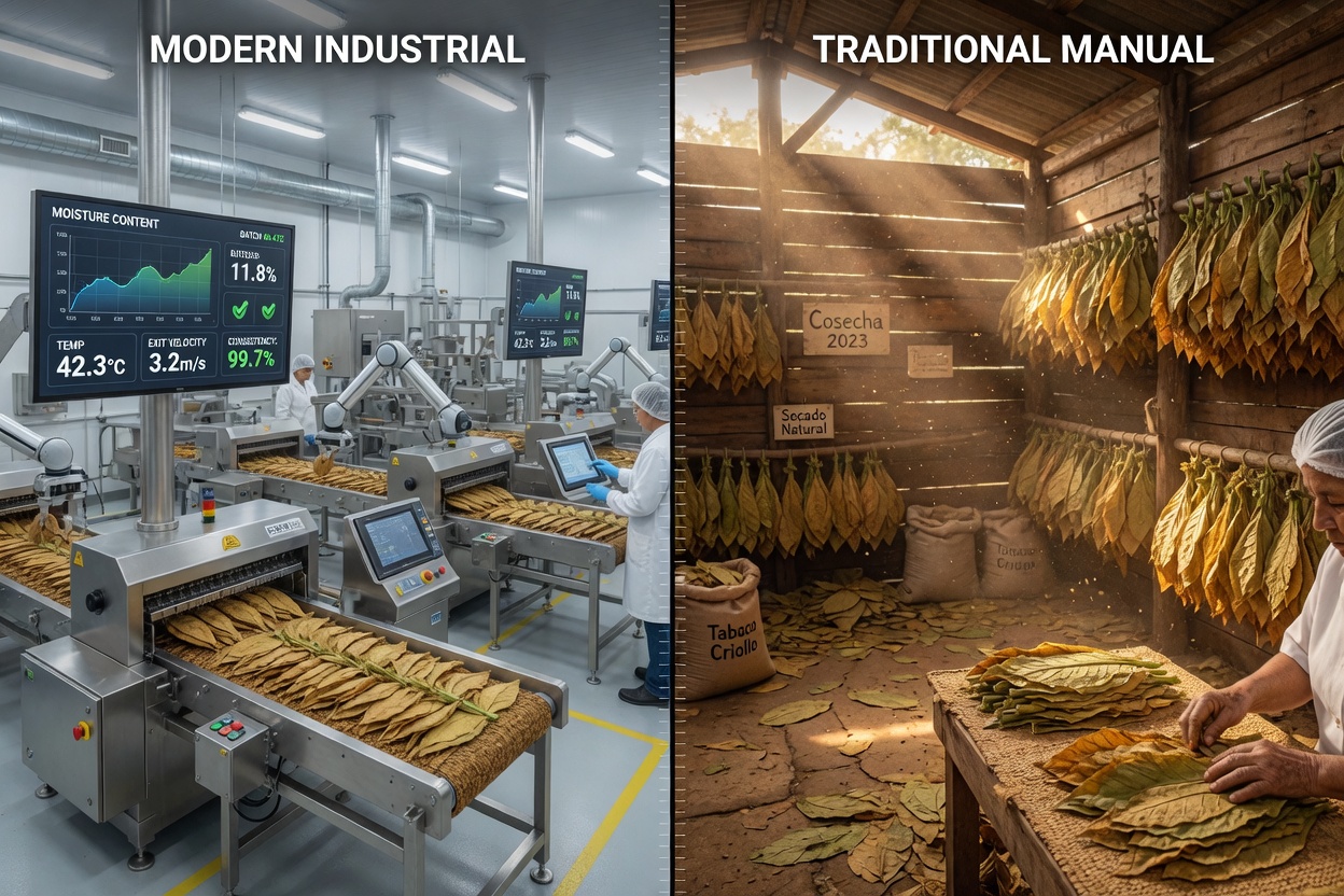 现代工业化加工 vs 传统手工处理的区别