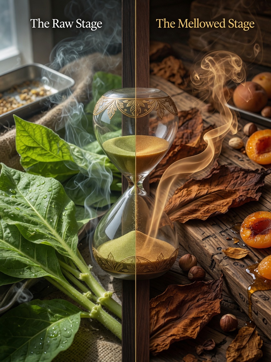 The relationship between aging time and flavor is not an endlessly rising line: steep at first, then gentle, and possibly declining at the end; the short term earns cleanliness and smoothness, while the long term has excess returns only for specific constitutions.